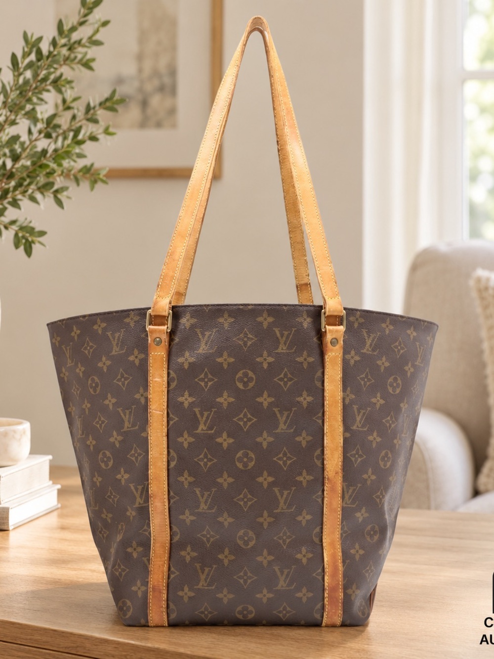 Louis Vuitton Monogram Sac Shopping Tote – Authenticated – Vintage